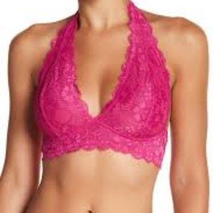 Neon Pink Free People Bralette